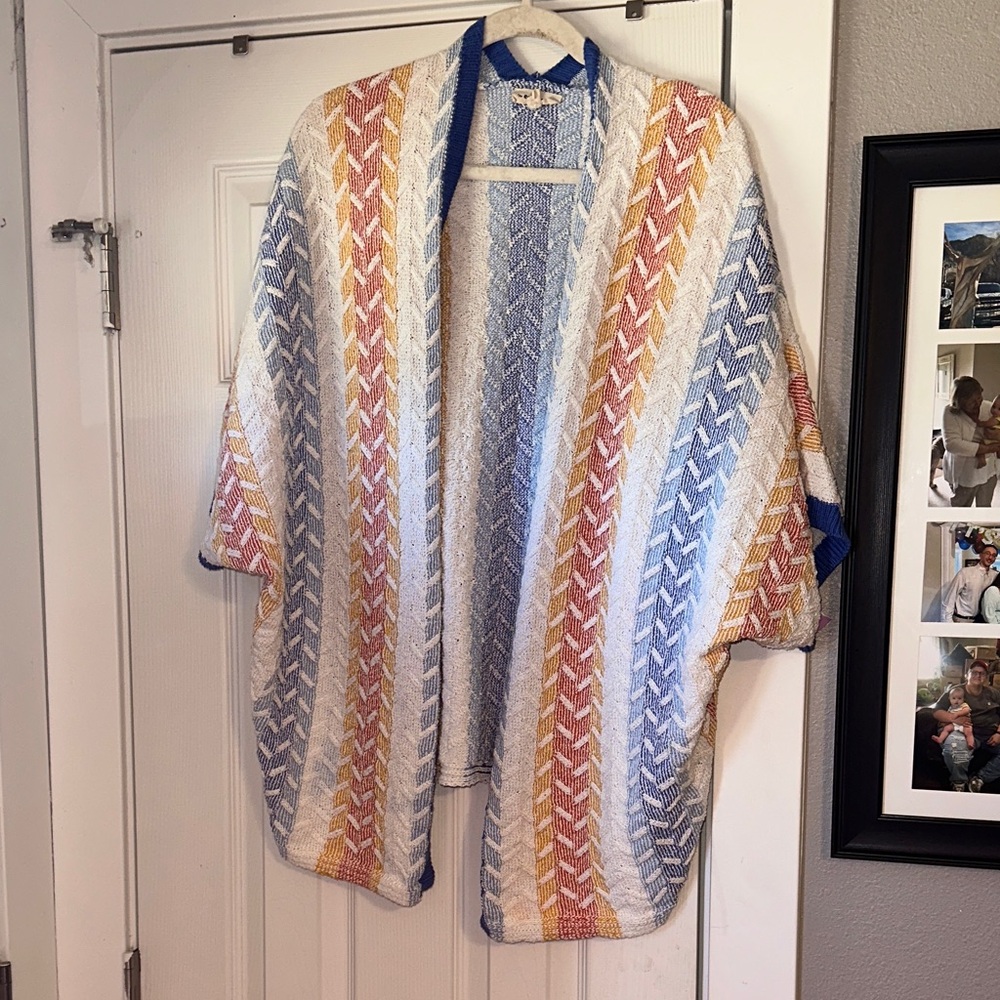 Eesome Multicolor Striped BeachCore Sweater